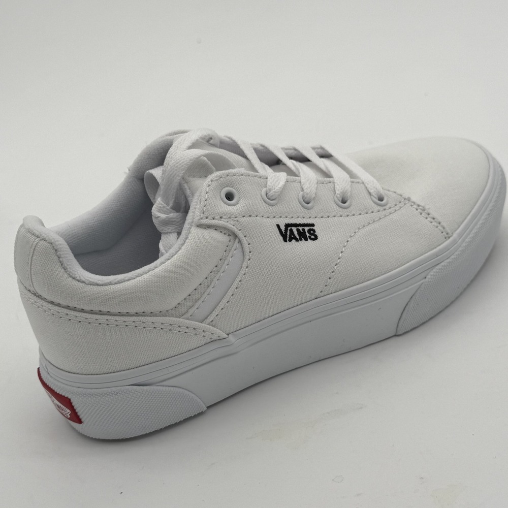 Vans Missy Seldan Sneaker SIZE 3 YOUTH White/Black Skateboard Casual Shoe NIB - Picture 4 of 13